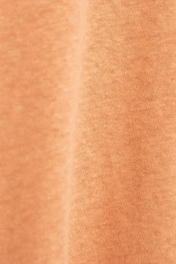 Oranje singlet met ruffles