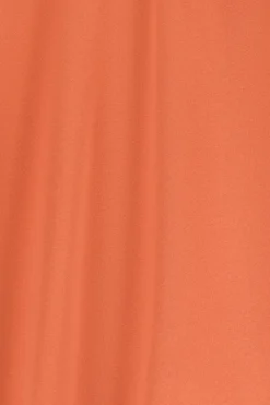 Oranje sweater met korte mouwen