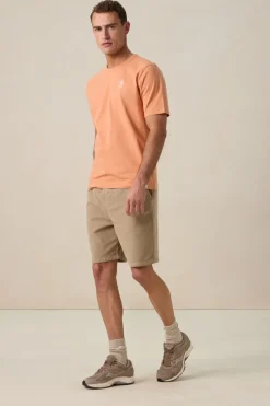 Oranje T-shirt met artwork