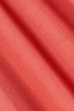 Oranje T-shirt met pofmouwen