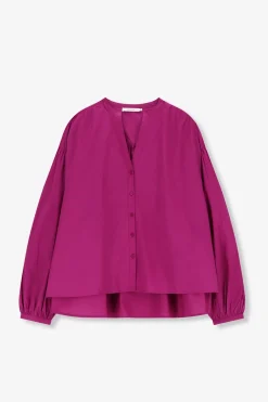 Paarse oversized blouse