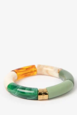 Parabaya groene resin armband