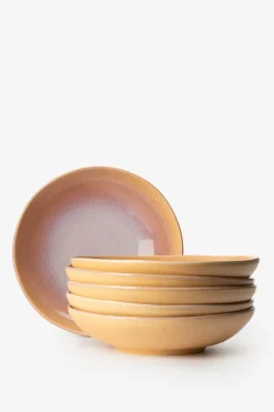 Pastabord lichtbruin reactive glaze funky