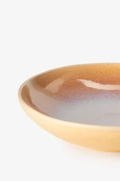 Pastabord lichtbruin reactive glaze funky