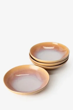 Pastabord lichtbruin reactive glaze funky