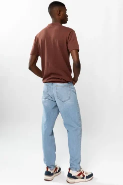 Perry Lichtblauwe mid-rise Loose Fit Jeans