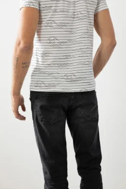 Phil Zwarte mid-rise Regular Fit Jeans