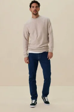 Philo blauwe mid-rise regular fit jeans