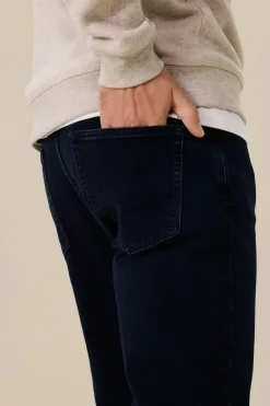 Philo donkerblauwe mid-rise regular fit jeans