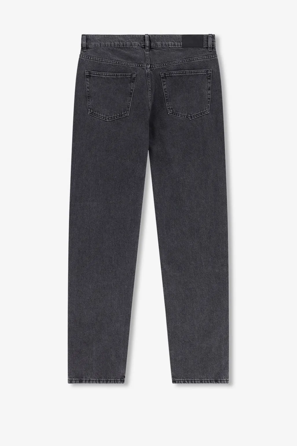 Plato grijze mid-rise straight fit jeans