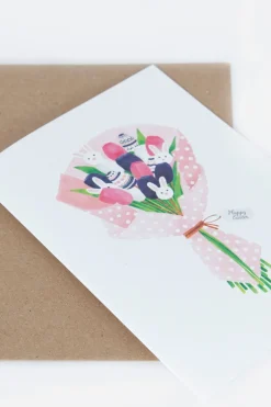 Postkaart boeket Pasen