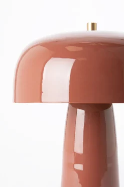 PRE-ORDER: Donkerrode cupola tafellamp