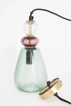 PRE-ORDER: Glazen hanglamp pendant groen