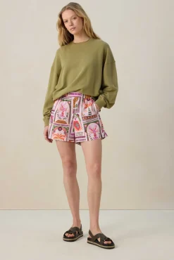 PRE-ORDER: Multicolour short met print