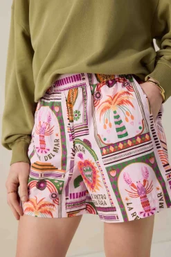 PRE-ORDER: Multicolour short met print