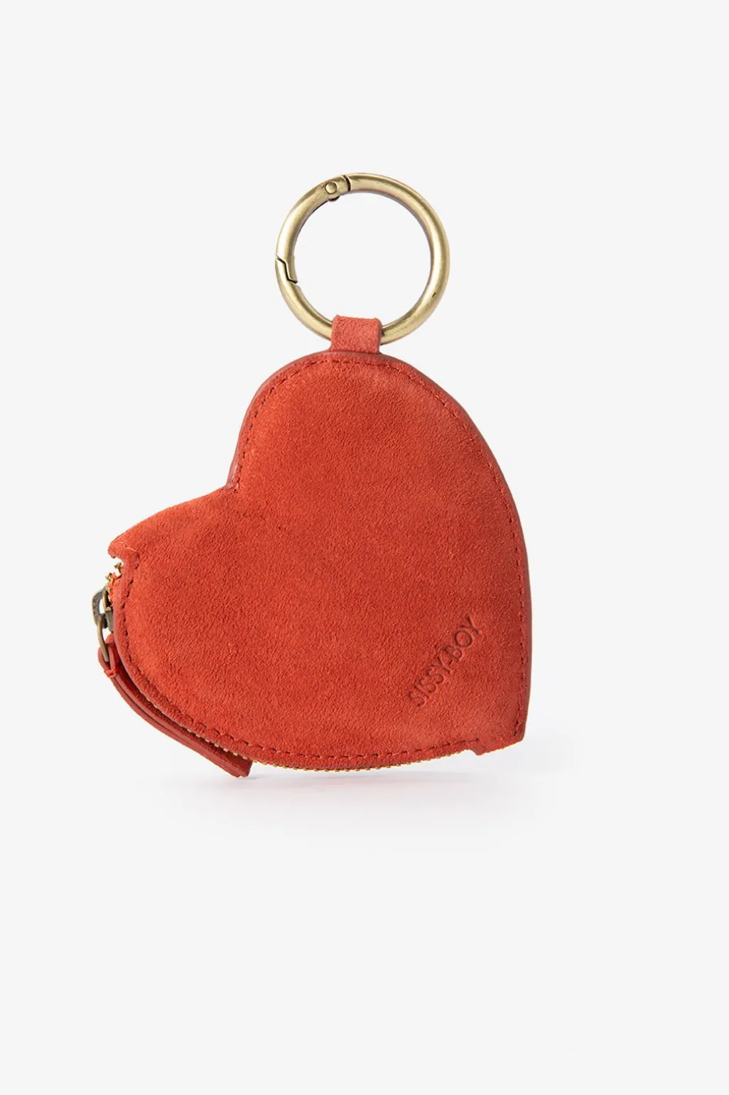 Rode bag charm hart