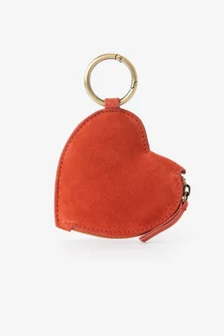 Rode bag charm hart