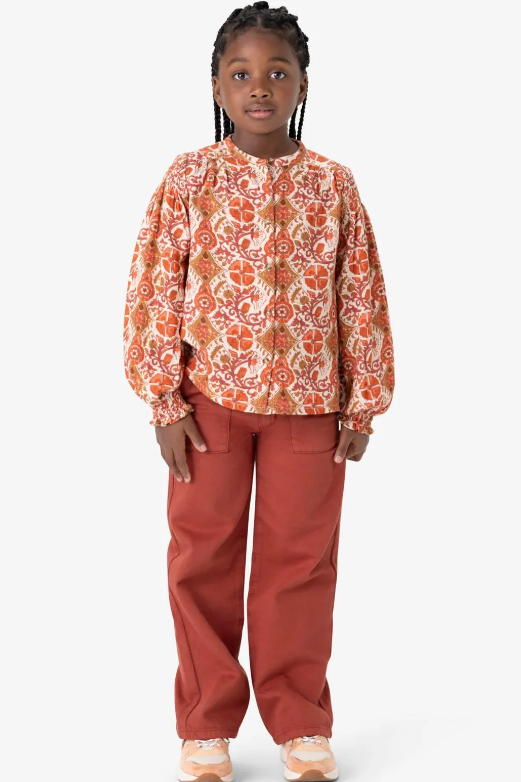 Rode cargo broek