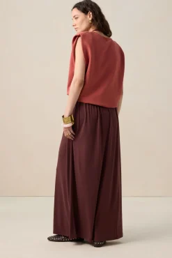 Rode mouwloze sweater