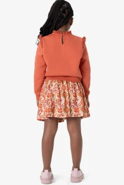 Rode rok met print