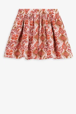 Rode rok met print