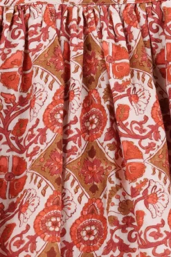 Rode rok met print