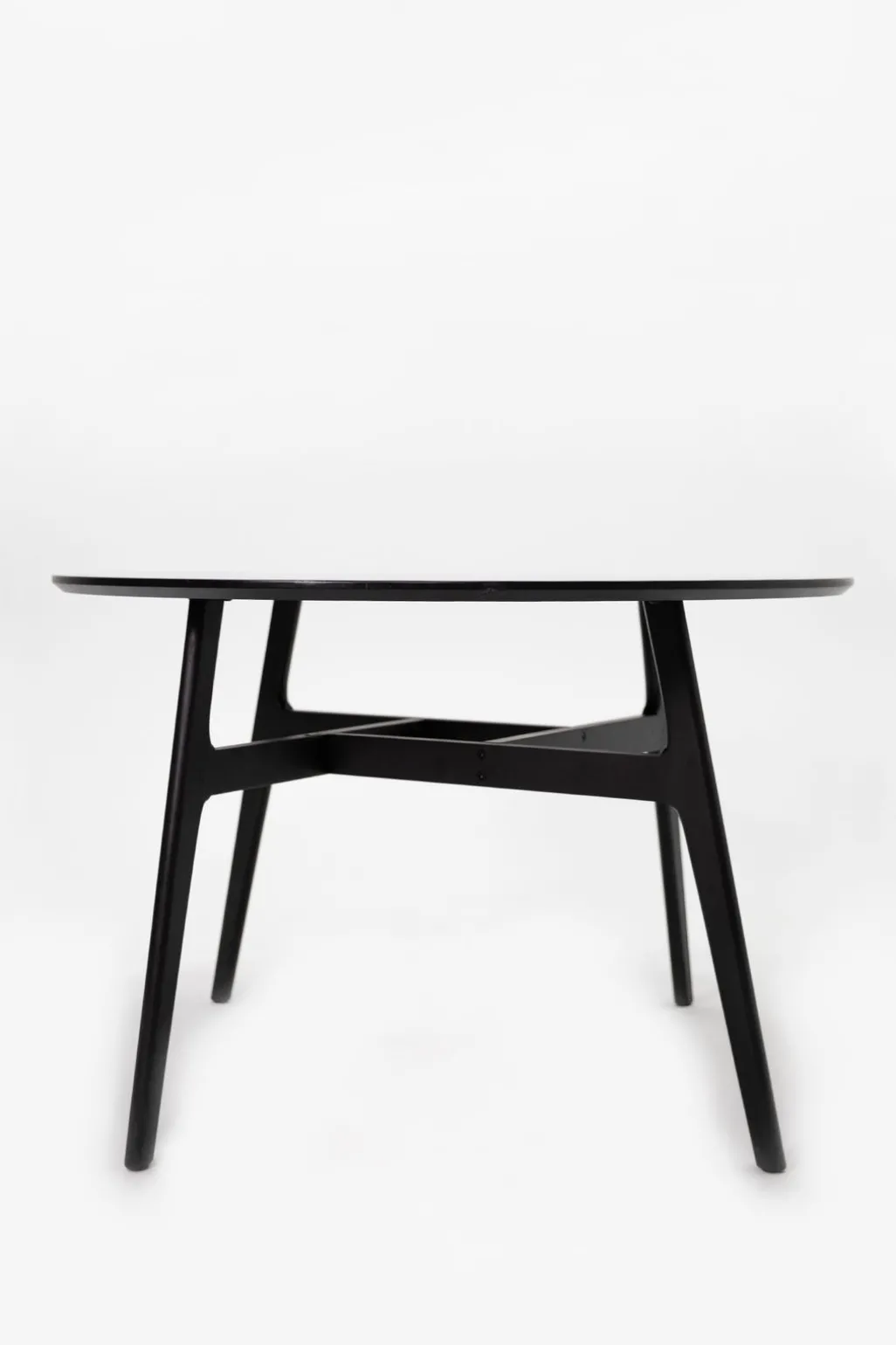 Ronde houten tafel Giulia zwart