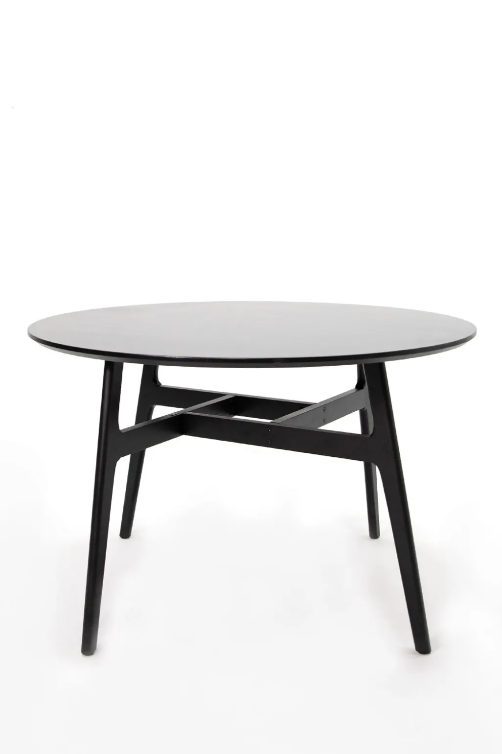 Ronde houten tafel Giulia zwart