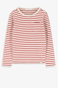 Rood gestreepte longsleeve