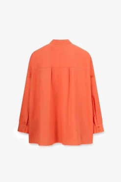 Roodoranje oversized blouse
