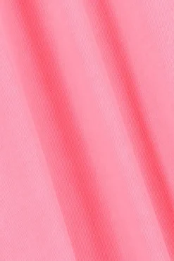 Roze boxy T-shirt