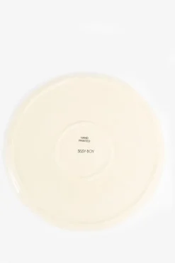 Roze dinerbord met hartjes