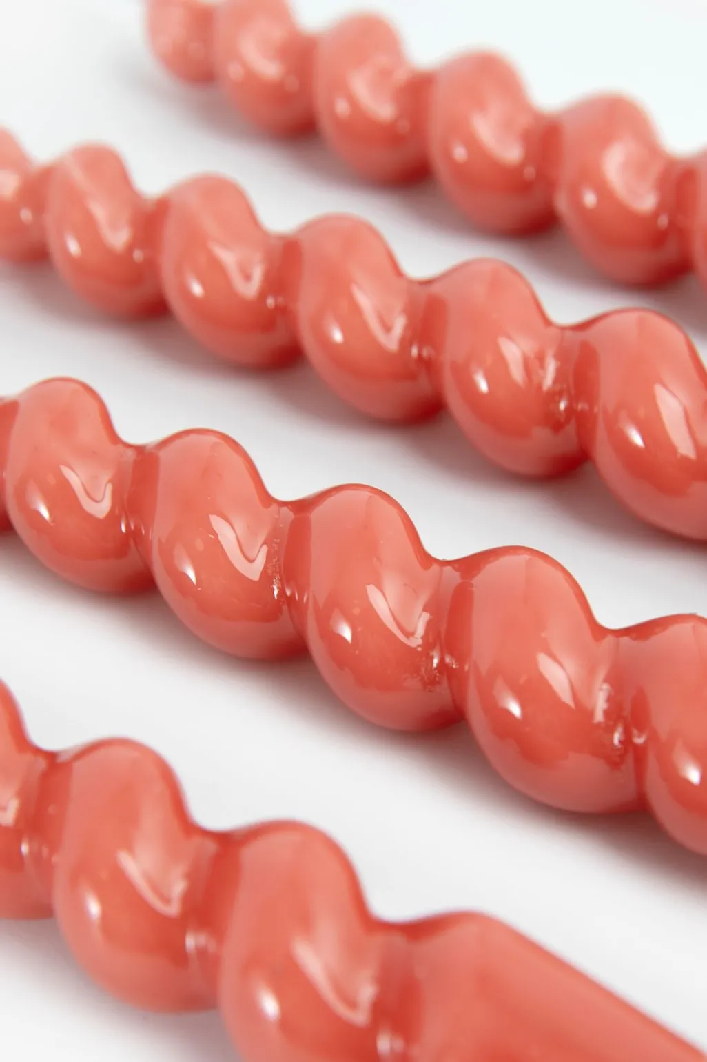 Roze draaikaarsen 17 cm