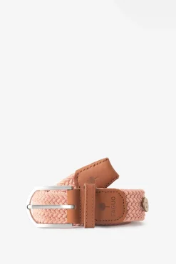 Roze gevlochten riem