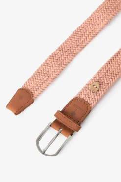 Roze gevlochten riem