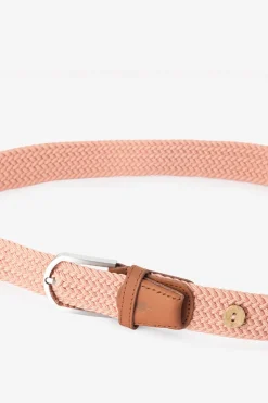 Roze gevlochten riem