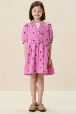 Roze jurk met embroidery