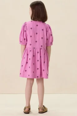 Roze jurk met embroidery