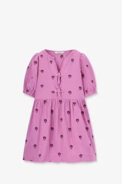 Roze jurk met embroidery