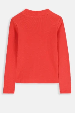 Roze longsleeve met turtle neck
