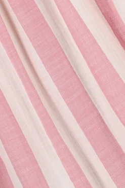 Roze overhemd met strepen