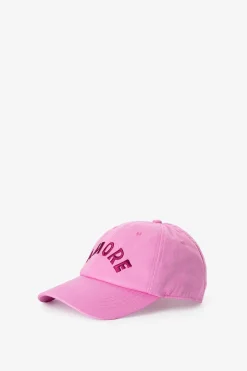 Roze pet met embroidery