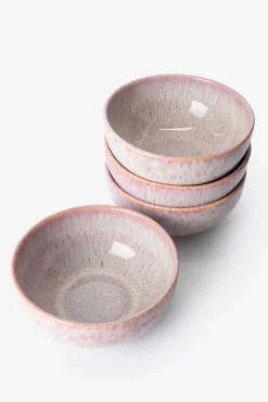 Roze reactive glaze kom groot