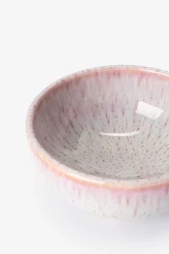 Roze reactive glaze kom klein