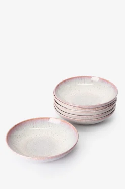 Roze reactive glaze pastabord