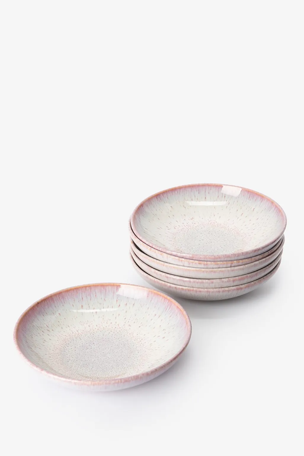 Roze reactive glaze pastabord