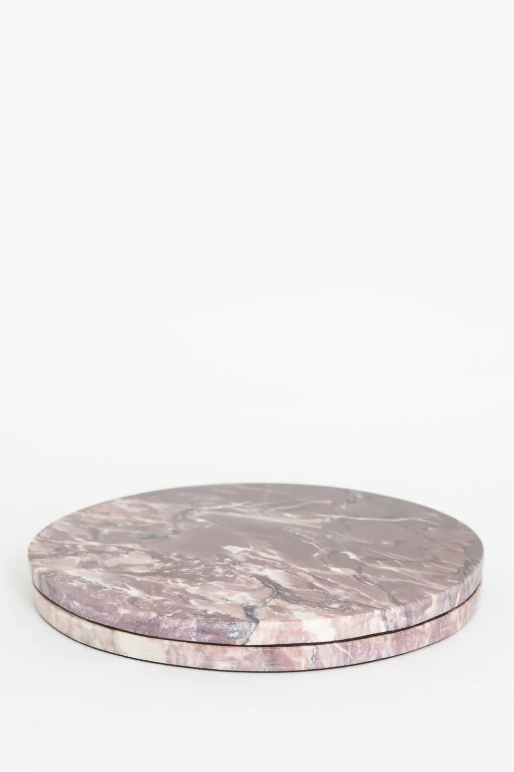 Roze serveerplank marmer