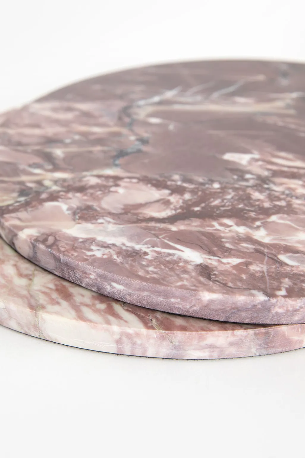 Roze serveerplank marmer