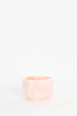 Roze soapstone eierdopjes