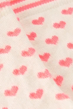 Roze sokken met hartjes
